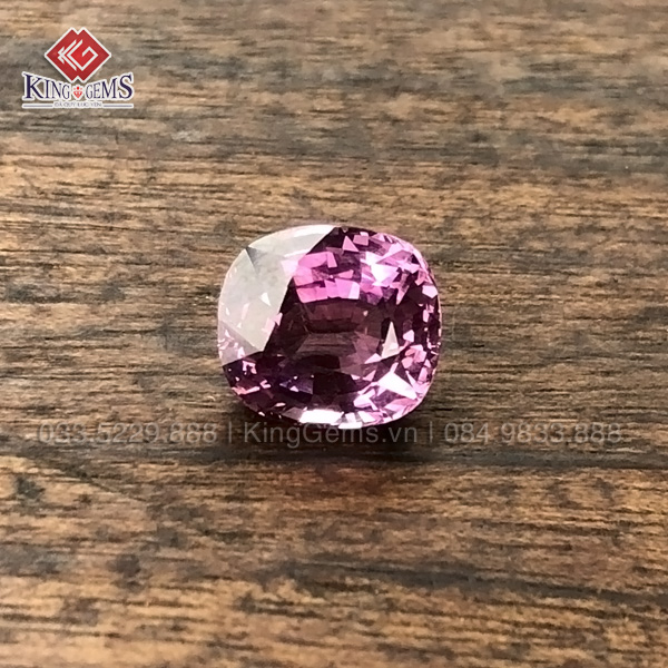 Mặt đá Spinel hồng ánh tím Kg-SPN-0001-anh-1