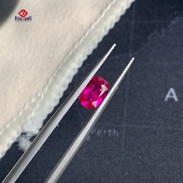 Mặt nhẫn đá Ruby hồng KG-RBF-0003 ảnh 1