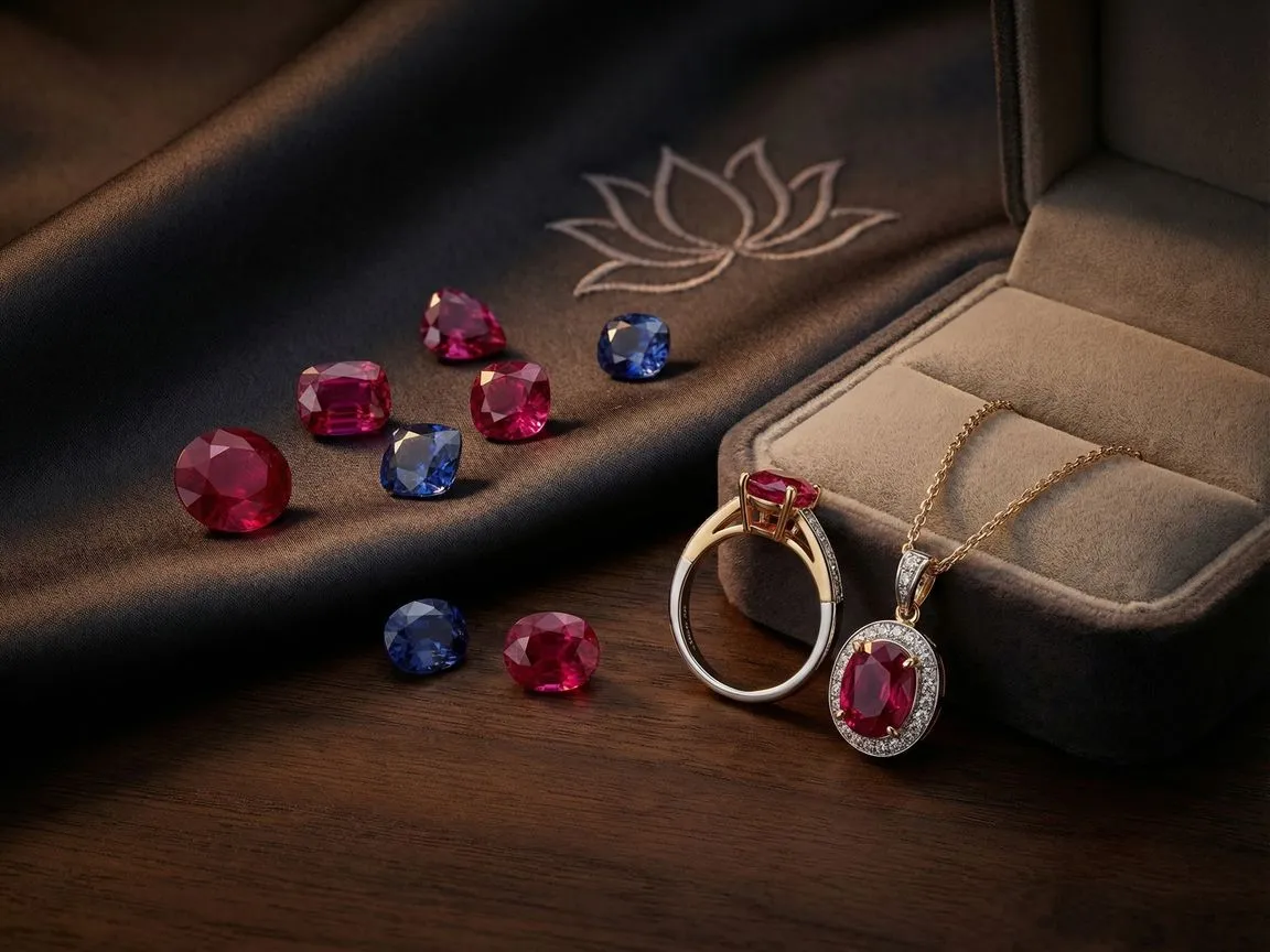 Ảnh hero minh họa cao cấp cho bài viết về đá quý Lục Yên